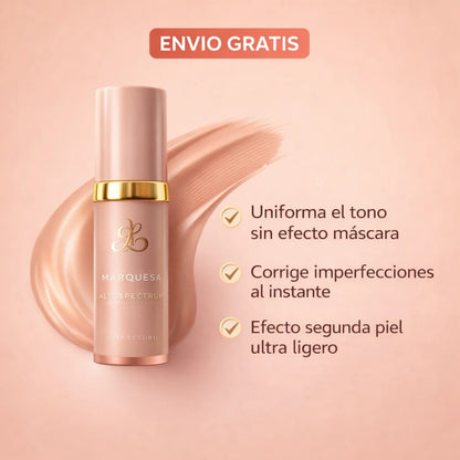 Base de Maquillaje Antiedad con SPF 50 – Se Adapta a tu Tono de Piel