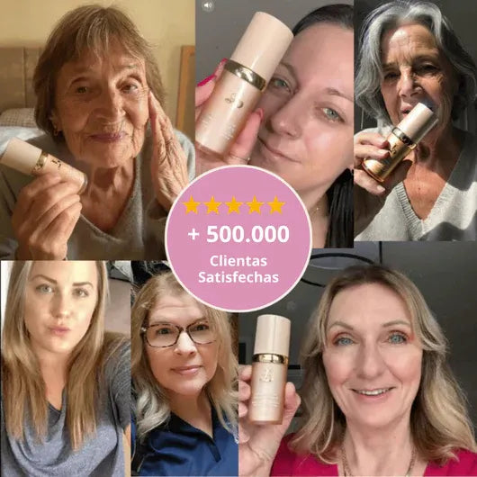 Base de Maquillaje Antiedad con SPF 50 – Se Adapta a tu Tono de Piel